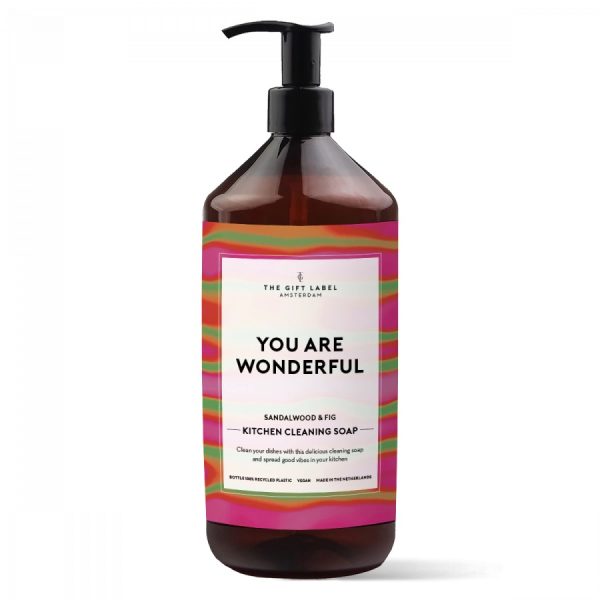 Uppþvottalögur 1000ml - You Are Wonderful