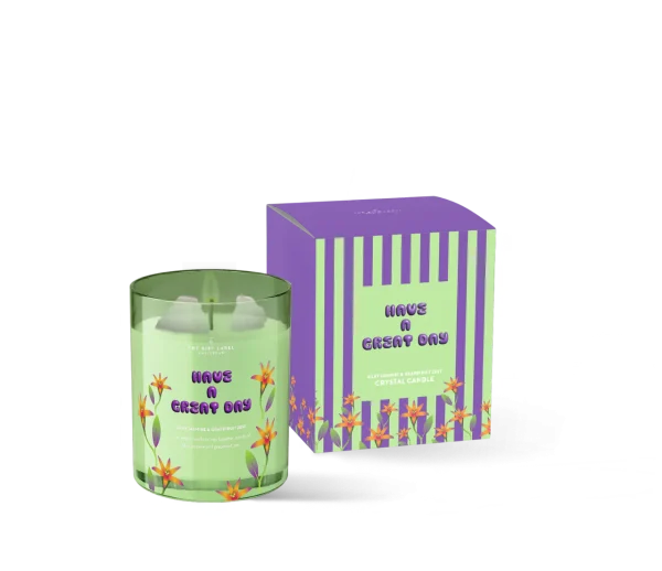 Kristal kerti 175gr - Have A Great Day